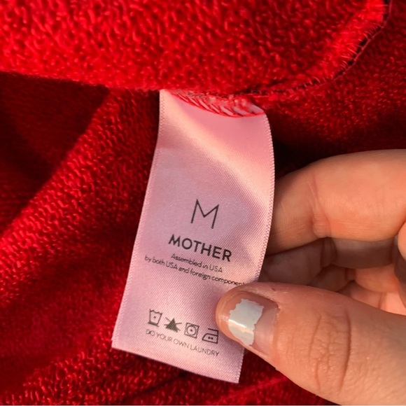 Mother Sweatshirt The 3/4 Sleeve Koozie in Scooter Radioactive Paws Red Leopard - Picture 6 of 8